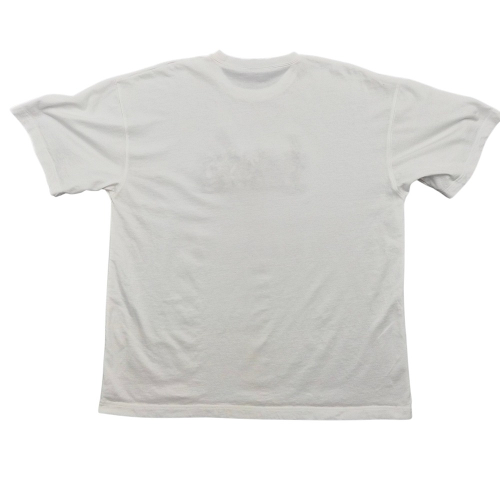 Vintage Warner Bros Studio Store Looney Tunes Embroidered White T-Shirt XXL - Picture 2 of 6